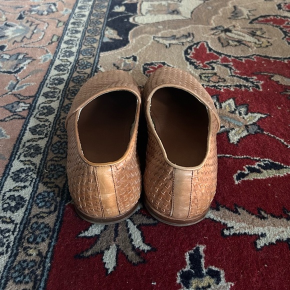 BARELY WORN Nisolo Loafers Alejandro Woven Tan Leather Slip-Ons in Men's 12 - Picture 3 of 6
